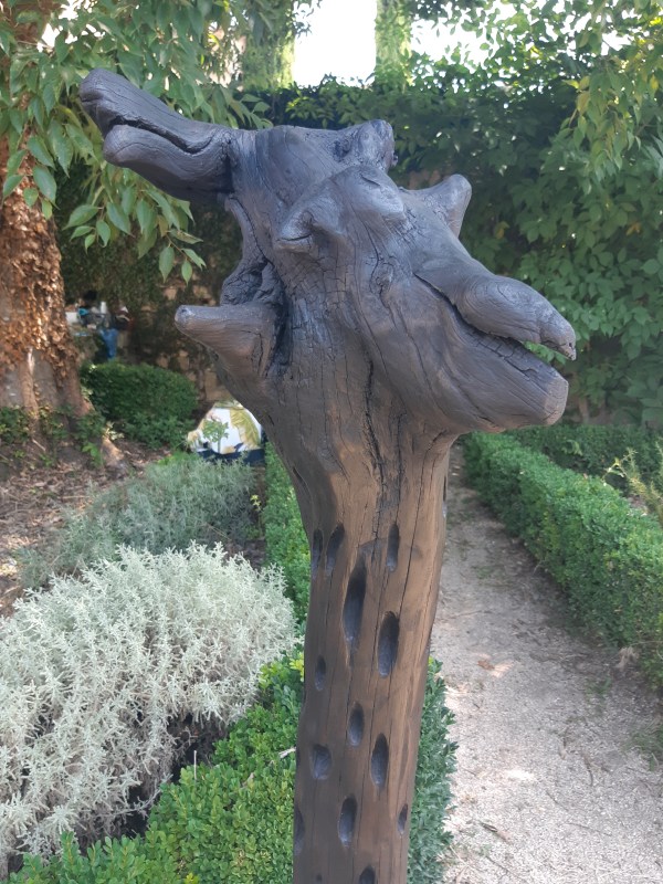 Marionnette Ancienne Mexique – Terre Cuite Et Bois – Sombrero – Jouet Artisanal